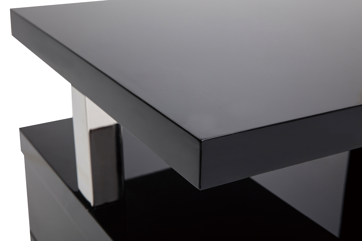 Table basse design noire REX
