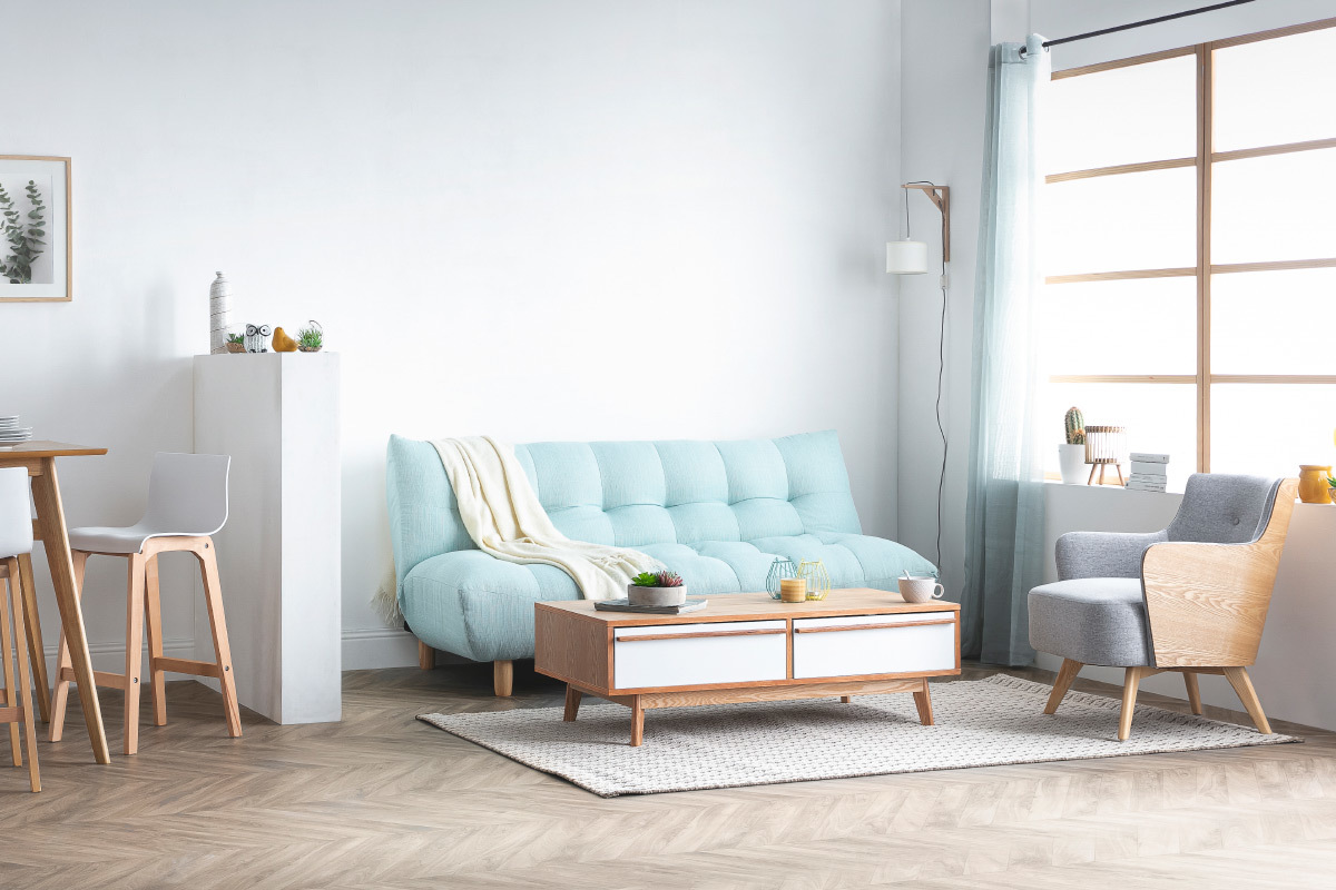 Table basse design scandinave HELIA