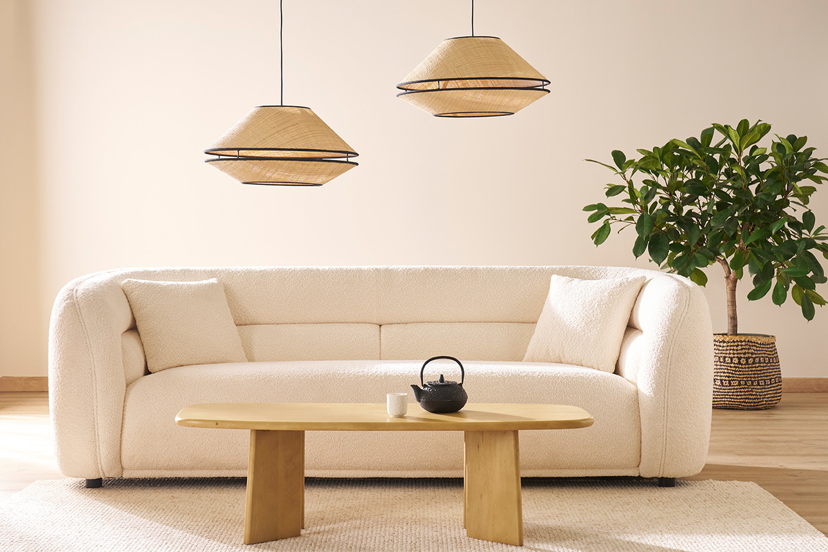 Table basse rectangulaire en bois manguier massif teint L120 cm SOTA