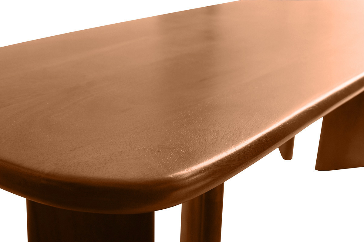 Table basse rectangulaire en bois manguier massif teint L120 cm SOTA