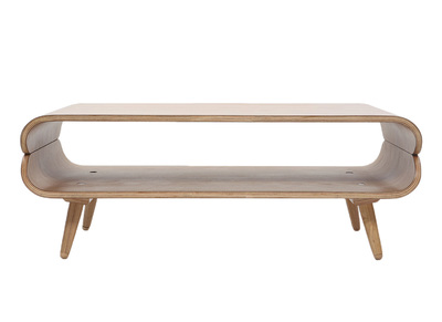 Table basse rectangulaire scandinave bois clair L118 cm TAKLA