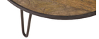 Table basse ronde en manguier massif L80 x H45 cm ATELIER