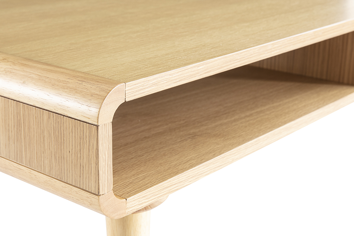Table basse scandinave chne clair L120 cm COPENHAGUE