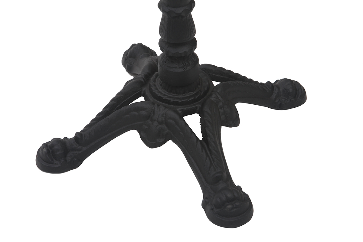 Table bistrot haute ronde bois et m�tal CONTY