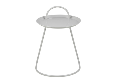 Table d'appoint design m&eacute;tal gris MOVE