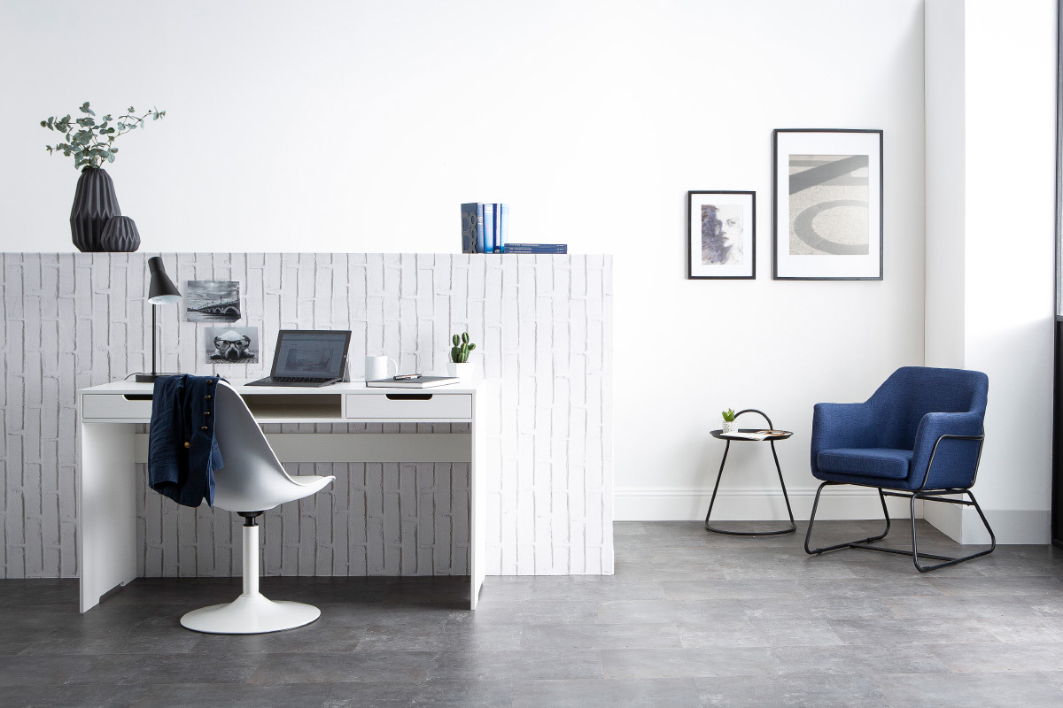 Table d'appoint design m�tal noir MOVE