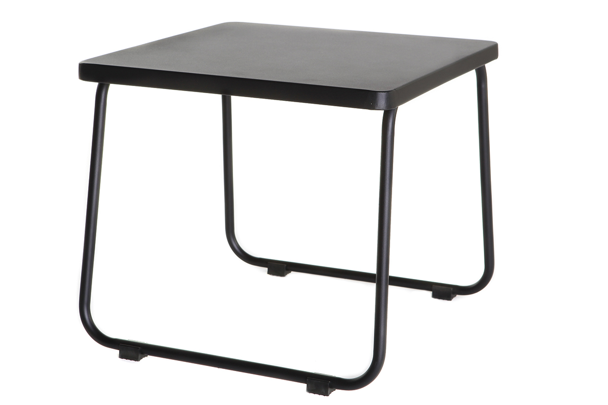 Table d'appoint en m�tal noir MONACO