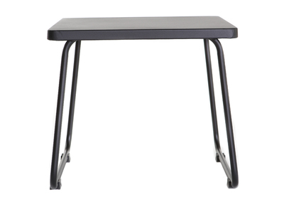 Table d'appoint en métal noir MONACO - Table d'appoint en métal noir MONACO