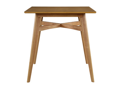 Table de bar carrée bois clair LEENA -