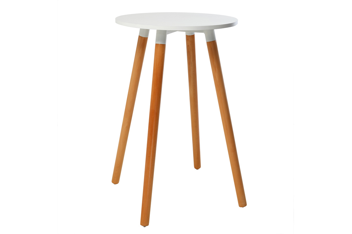 Table de bar design bois GILDA