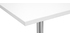 Table de bar design carr&eacute;e blanche JACK