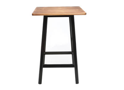 Table de bar design noire L70 cm JONES