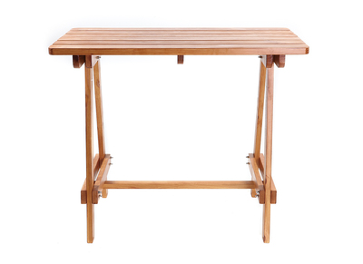 Table de bar en pin et teck BELLINI