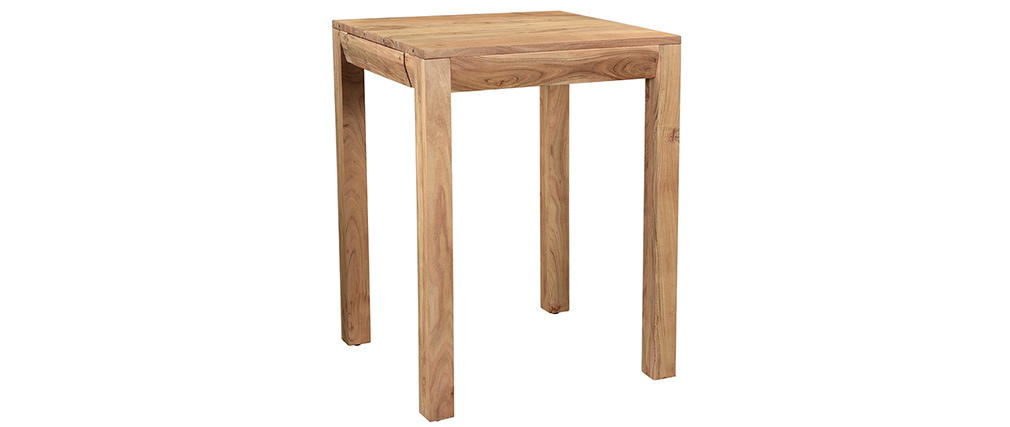 Table de bar extensible en acacia massif L80-135 cm BALTO