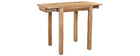 Table de bar extensible en acacia massif L80-135 cm BALTO