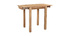 Table de bar extensible en acacia massif L80-135 cm BALTO