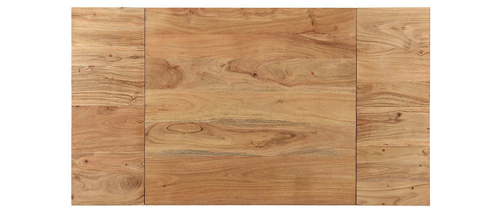 Table de bar extensible en acacia massif L80-135 cm BALTO