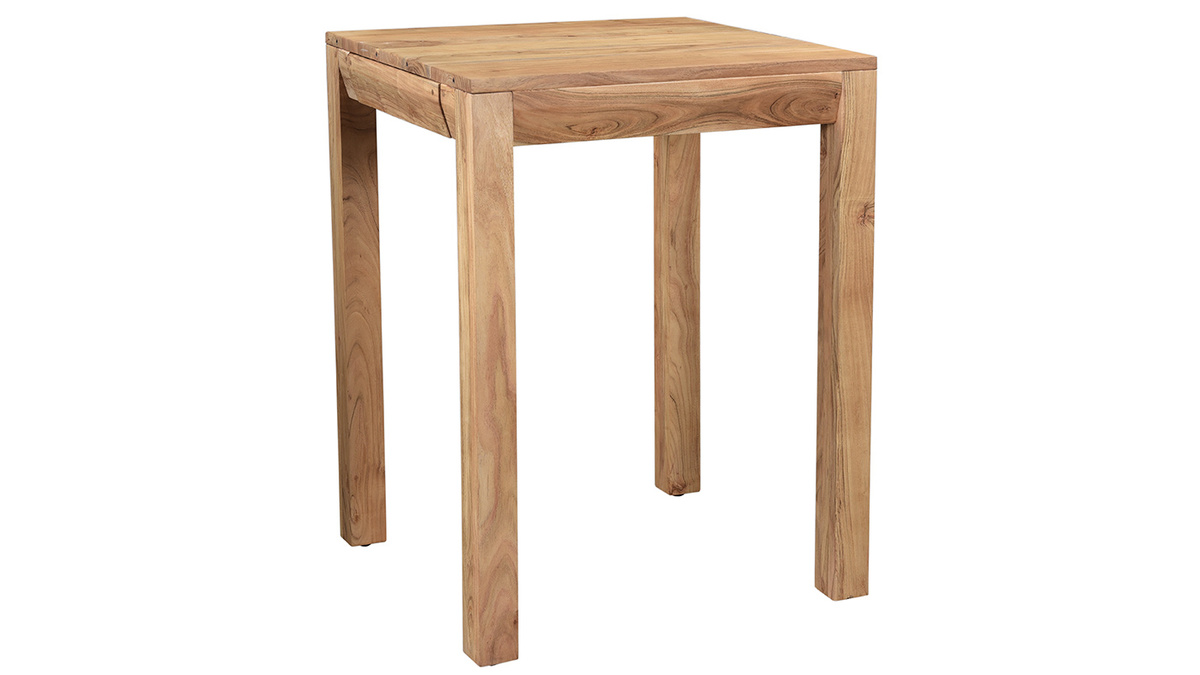 Table de bar extensible en acacia massif L80-135 cm BALTO