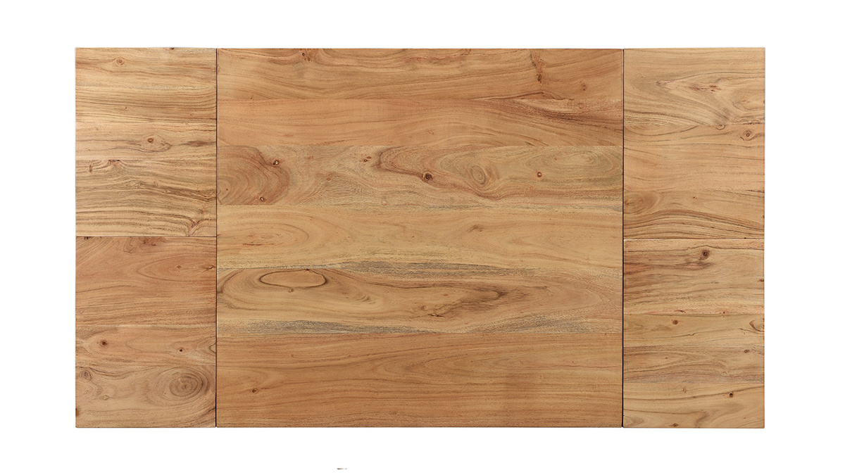 Table de bar extensible en acacia massif L80-135 cm BALTO