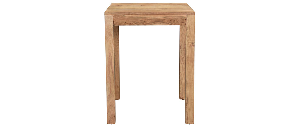 Table de bar extensible en acacia massif L80-135 cm BALTO