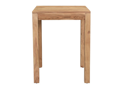 Table de bar haute extensible carrée en bois massif L80-135 cm BALTO