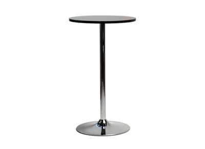 Table de bar noir ronde James