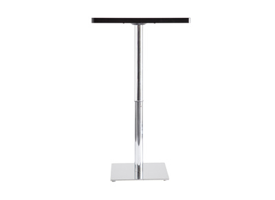 Table de bar noire carr&eacute;e JACK