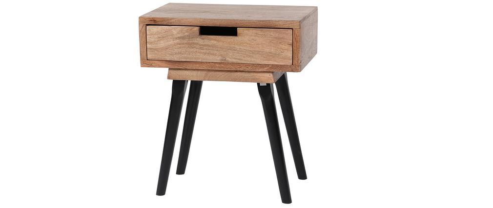 Table de chevet 1 tiroir en manguier PENJA
