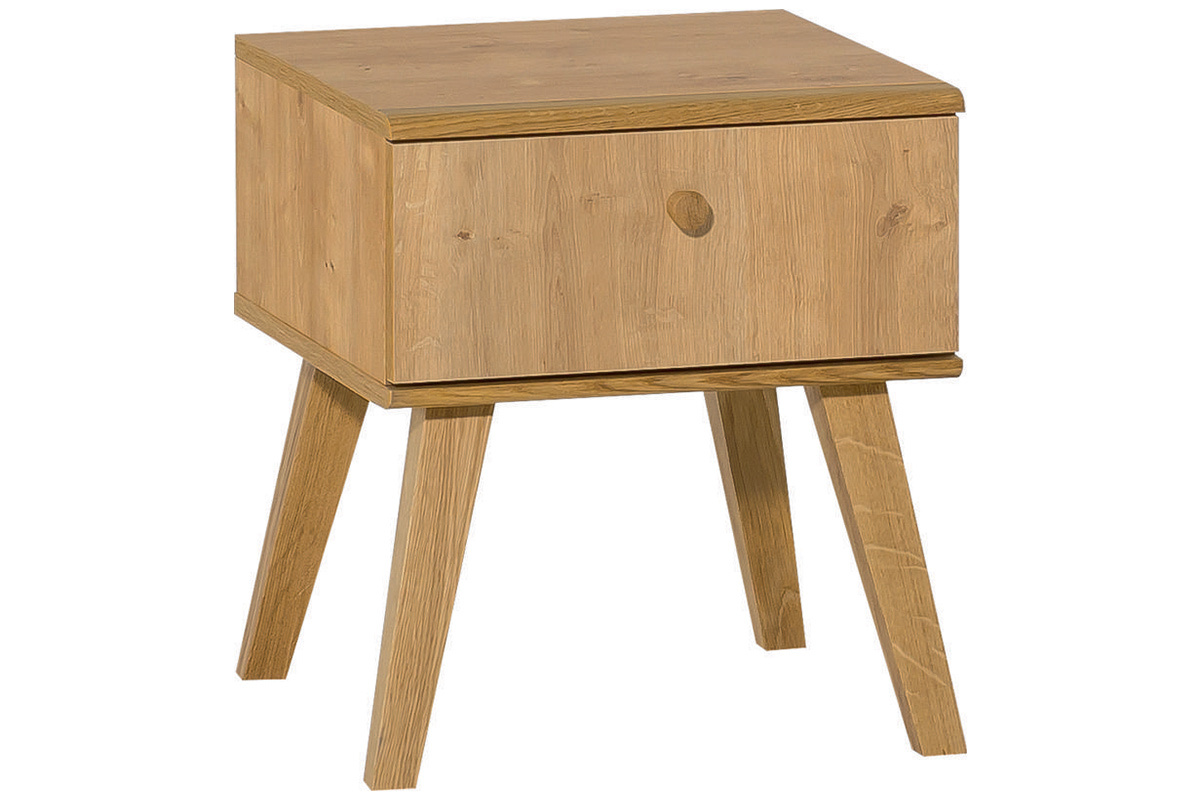 Table de chevet scandinave 1 tiroir ch�ne MAHE