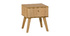 Table de chevet scandinave 1 tiroir ch&ecirc;ne MAHE