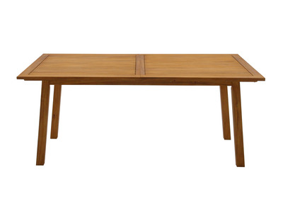 Table de jardin extensible rallonges intégrées en bois massif L180-240 cm MAYEL