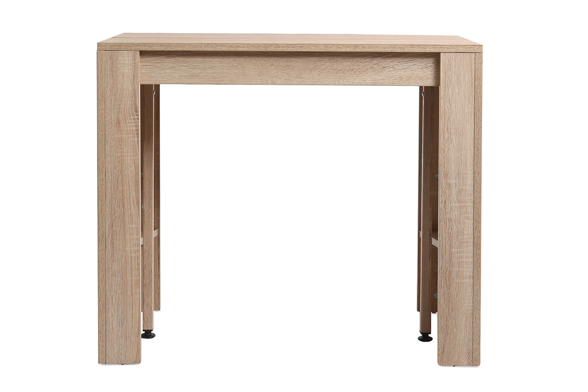 Table extensible-console design ch�ne CALEB