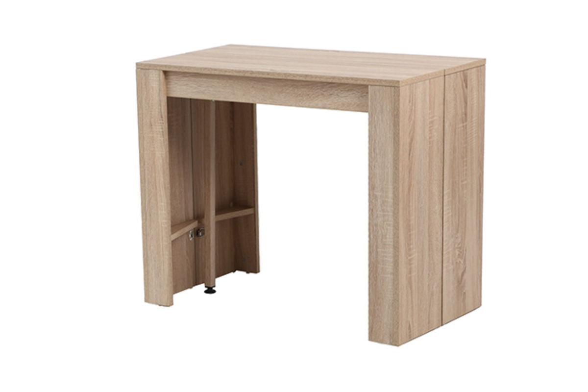 Table extensible-console design ch�ne CALEB