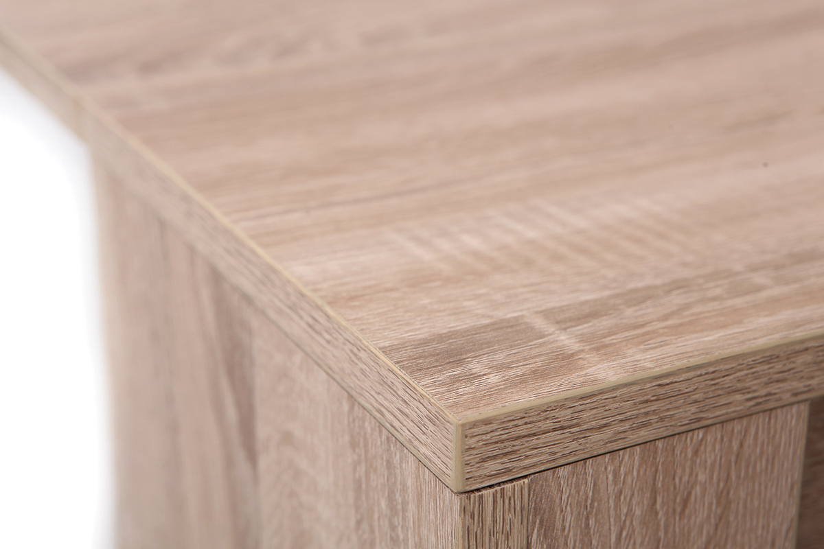 Table extensible-console design ch�ne CALEB