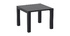 Table extensible d'ext&eacute;rieur noire L100-140 cm PRIMAVERA