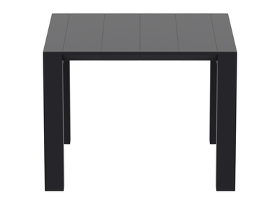 Table extensible d'ext&eacute;rieur noire L100-140 cm PRIMAVERA