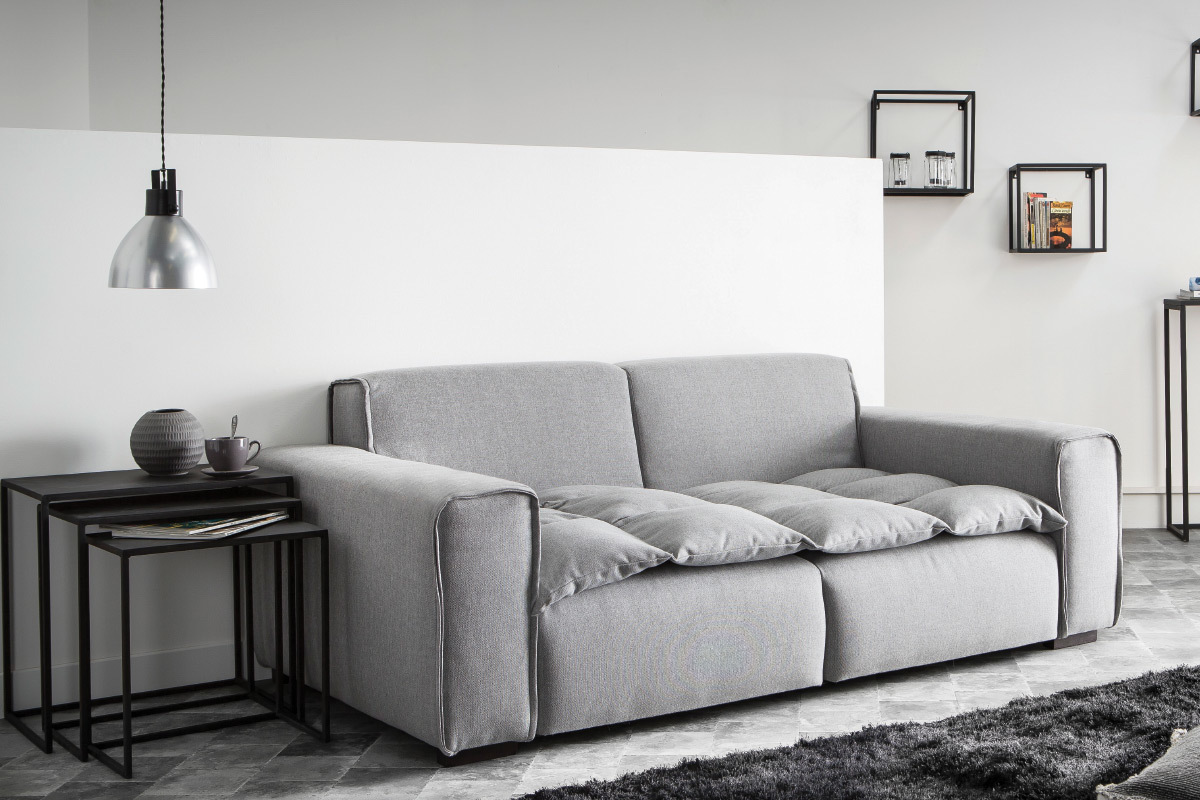 Tables gigognes en m�tal noir KARL