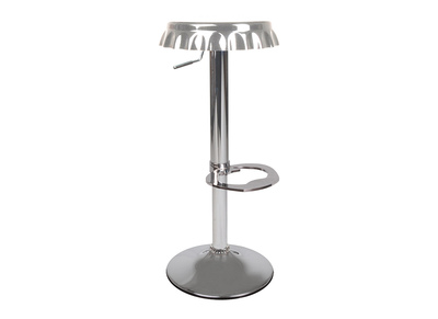 Tabouret de bar argent DECAPSULEUR