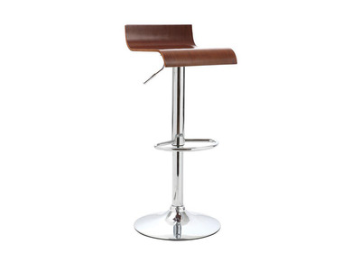 Tabouret de bar / cuisine en bois coloris noyer SURF v2