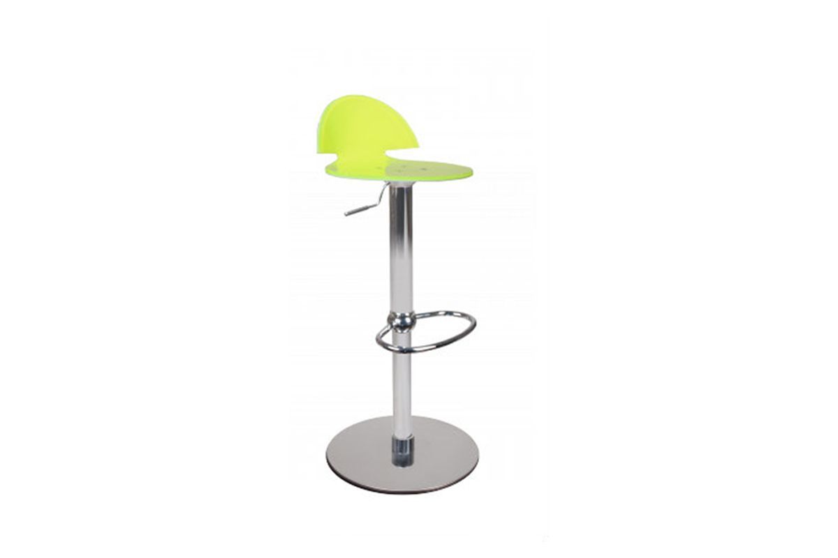 Tabouret de bar design Bicolore Jaune et Blanc Orion