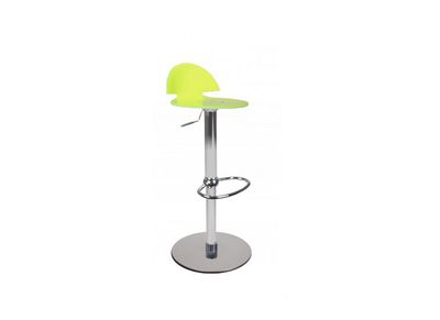 Tabouret de bar design Bicolore Jaune et Blanc Orion