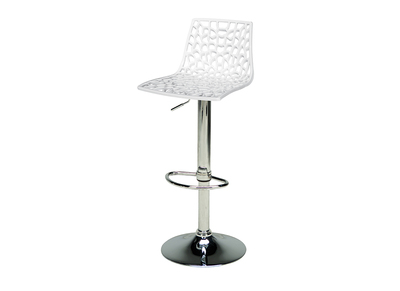 Tabouret de bar design blanc  ATRAX