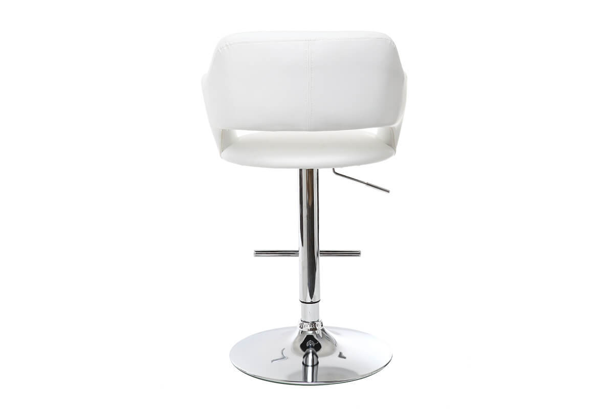 Tabouret de bar design blanc JESSY