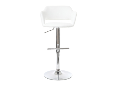 Tabouret de bar design blanc JESSY