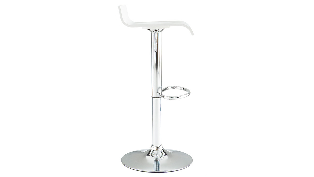 Tabouret de bar design blanc SURF V2