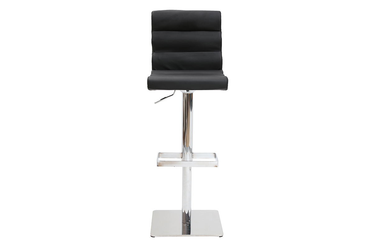 Tabouret de bar design noir COLOMBUS