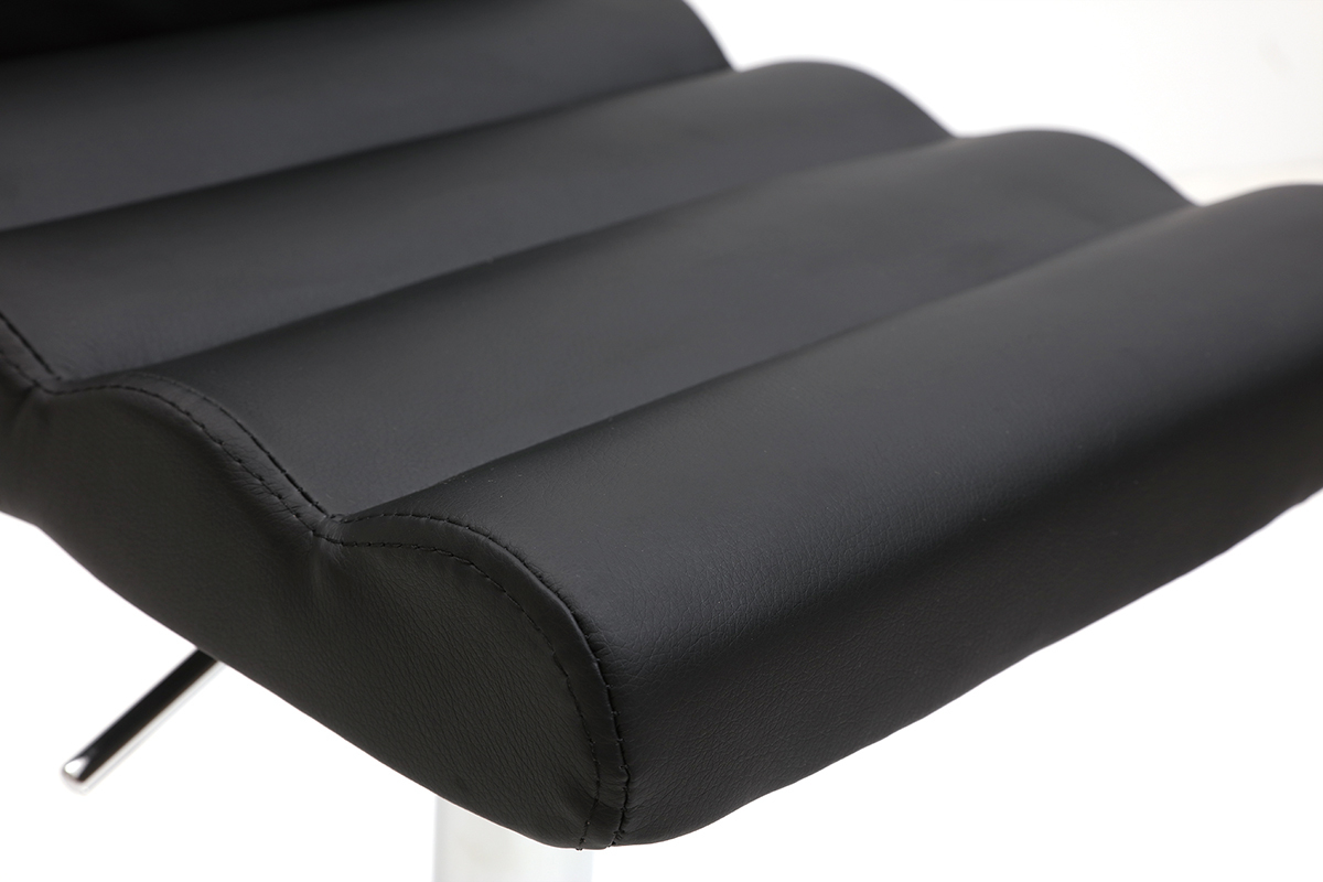 Tabouret de bar design noir COLOMBUS