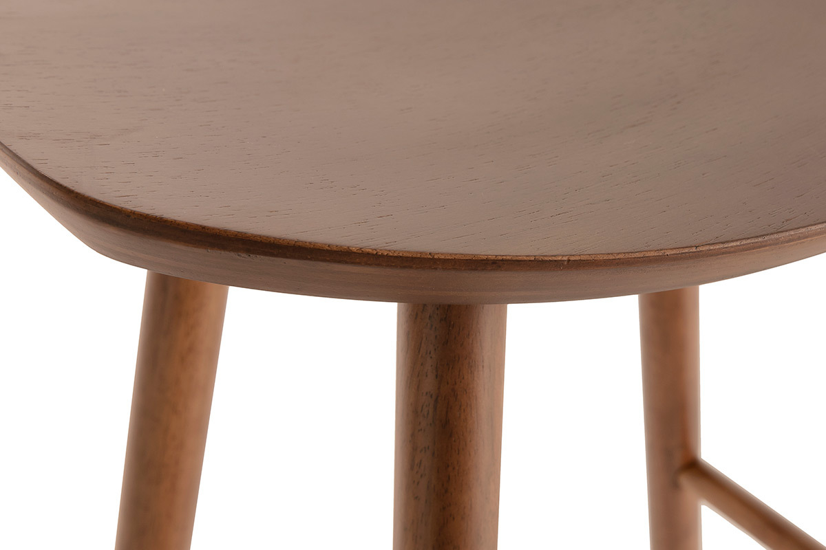 Tabouret de bar design noyer DEMORY
