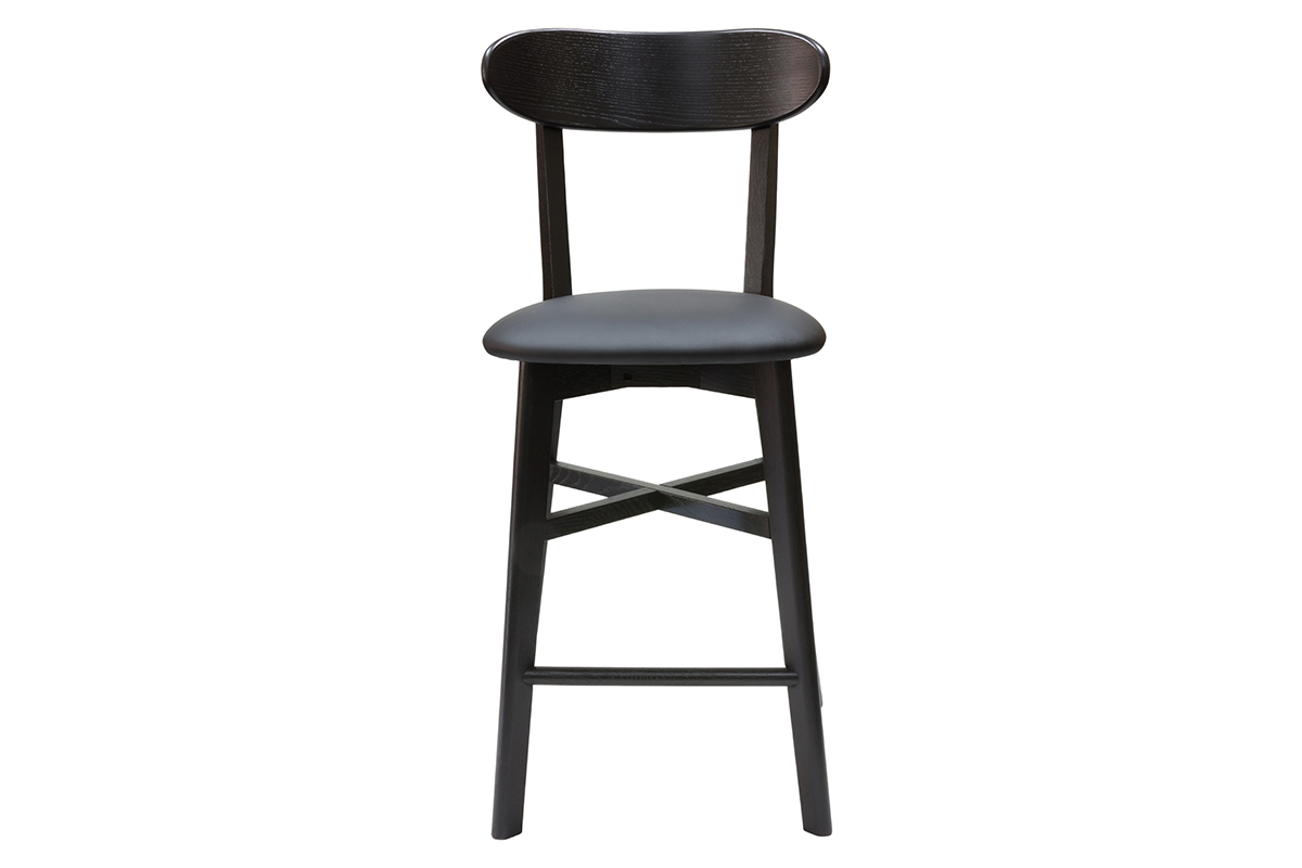 Tabouret de bar vintage noir H65 cm DOVE