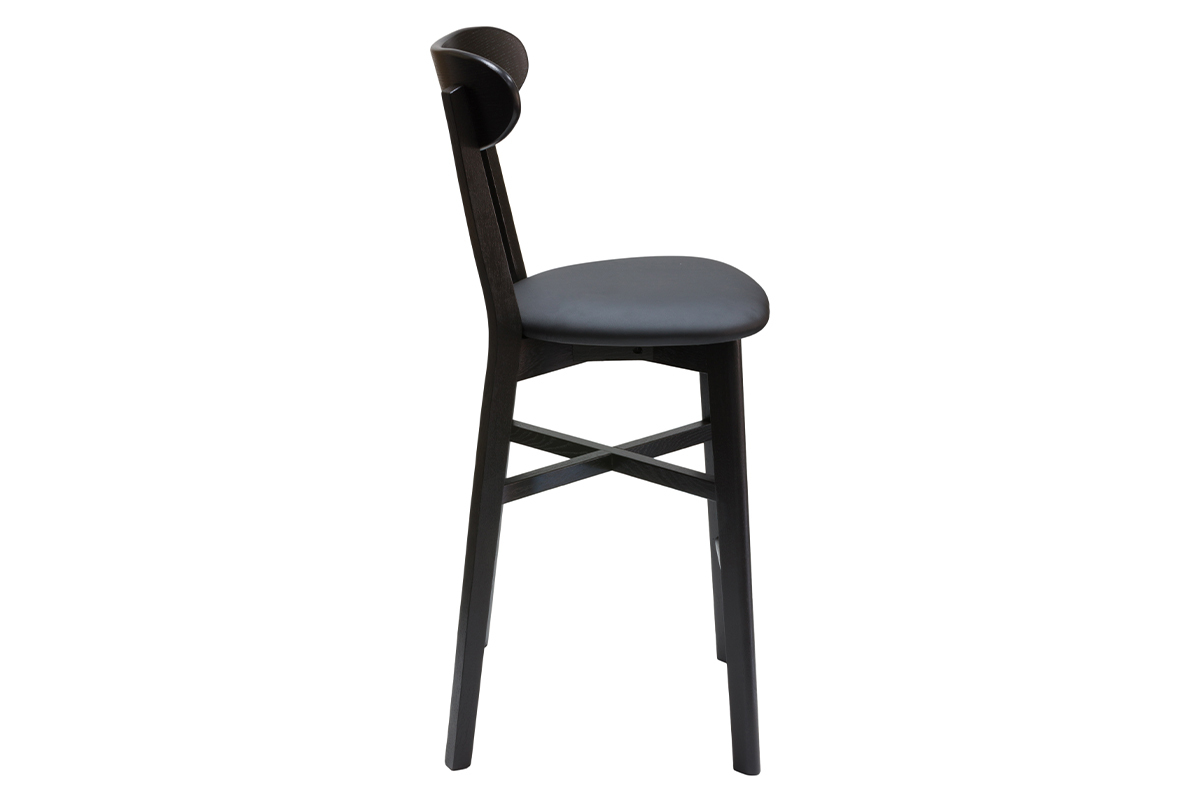 Tabouret de bar vintage noir H65 cm DOVE